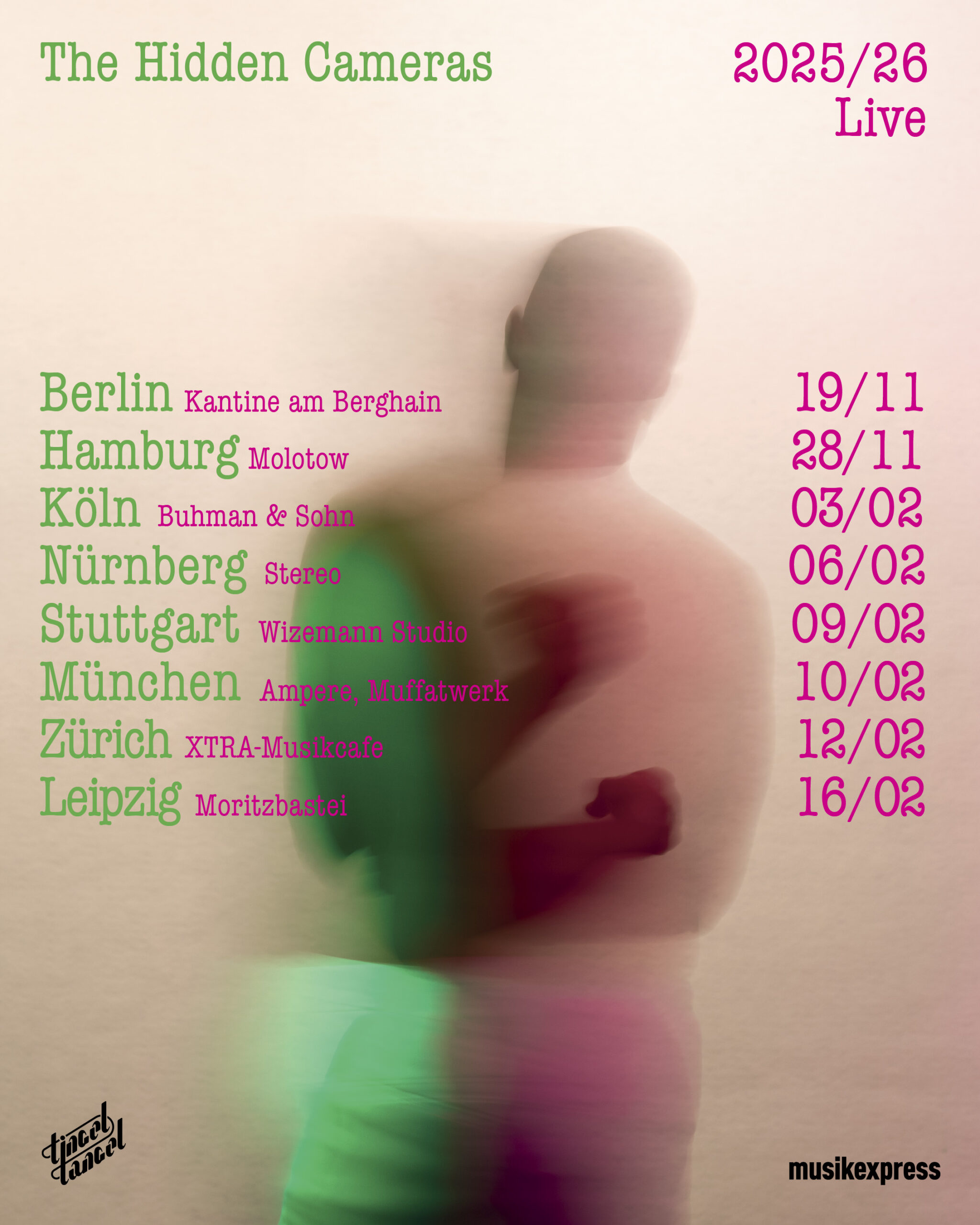 THE HIDDEN CAMERAS_TingelTangel_25_26_DE_update_Zürich_feed_2